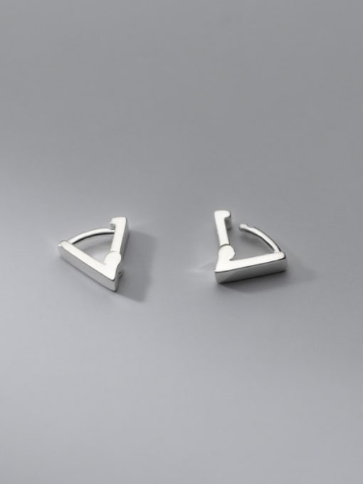 Rosh 925 Sterling Silver Triangle Minimalist Stud Earring 2