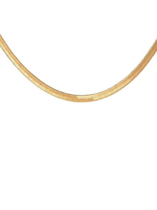 LI MUMU Titanium Steel Snake Minimalist Necklace 0