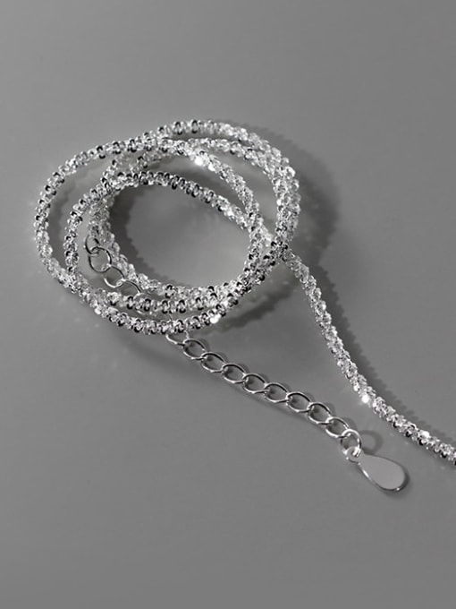 Rosh 925 Sterling Silver Freshwater Pearl Irregular Minimalist Multi Strand Necklace 3