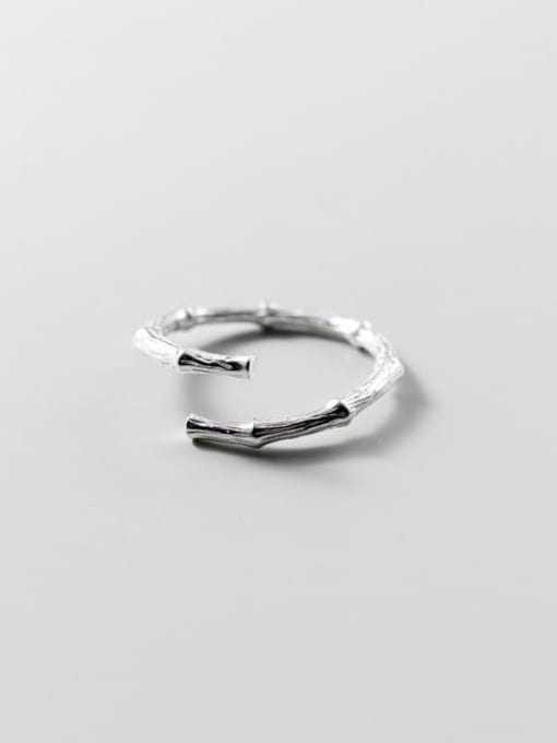 Rosh 925 Sterling Silver Irregular Minimalist Band Ring 3