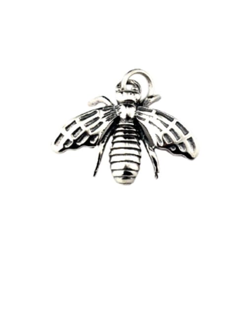 SHUI Vintage Sterling Silver With Vintage Bee Pendant Diy Accessories 0