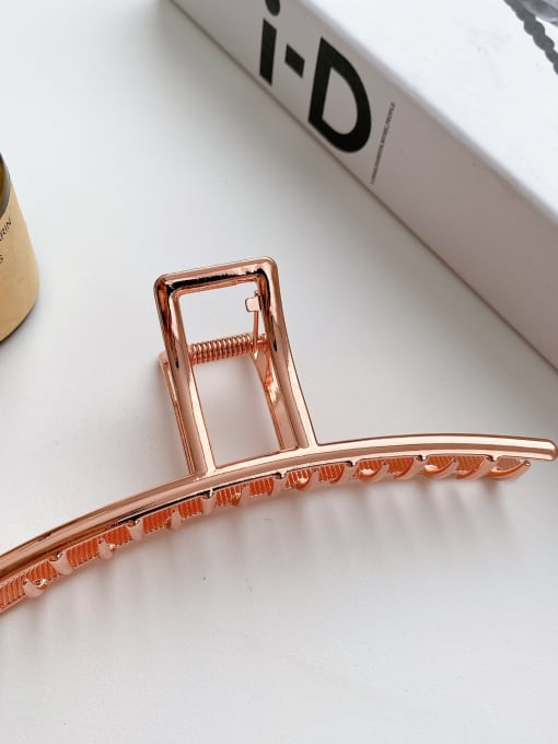 Rose gold 13.2cm Trend Geometric Alloy Jaw Hair Claw