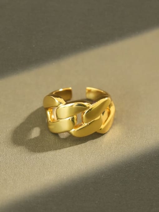 DAKA 925 Sterling Silver Minimalist  Irregular  Band Ring