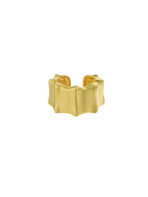 18K Gold 925 Sterling Silver Geometric Minimalist Single Earring(Only One)