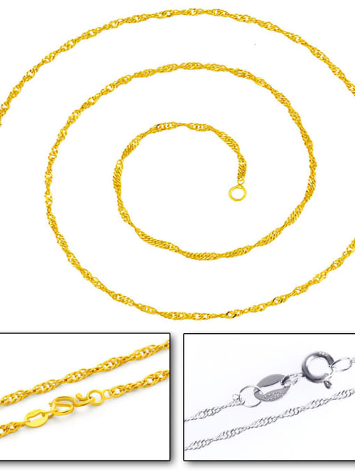 Open Sky Brass Minimalist Cable Chain 1