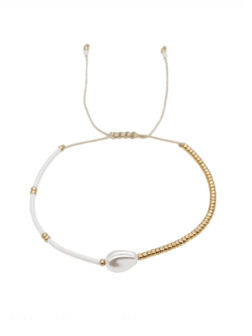 Roxi Miyuki Millet Bead Multi Color Irregular Freshwater Pearls Bohemia Handmade Weave Bracelet 1