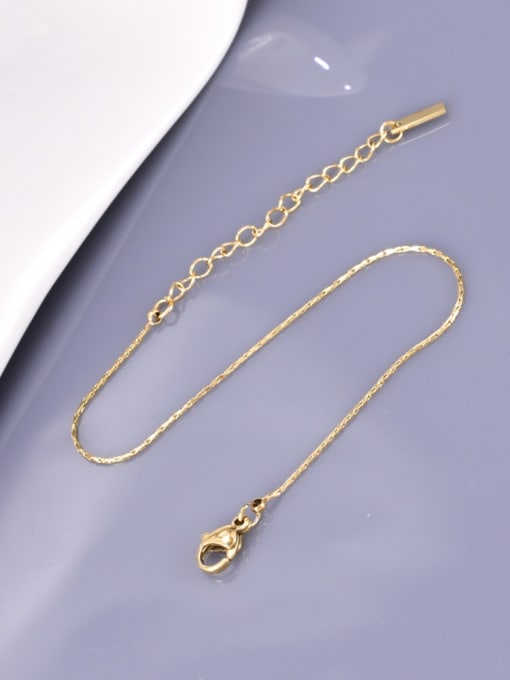 18K Gold Titanium Steel Irregular Minimalist Link Bracelet