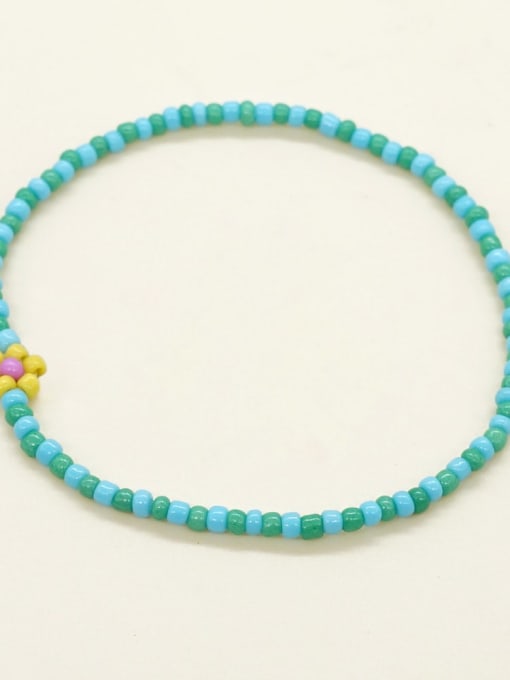 GZ B220057A Glass beads Multi Color Bohemia Handmade Beaded Bracelet