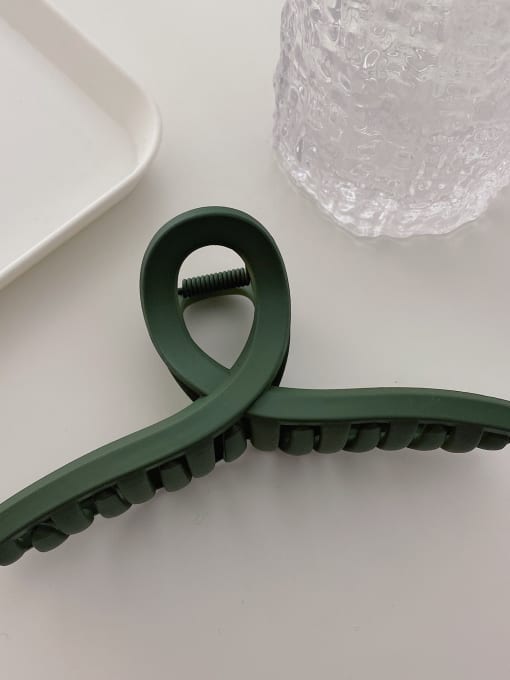 Military green 13cm Cellulose Acetate Trend Geometric Multi Color Jaw Hair Claw