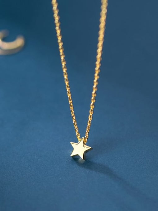 Rosh 925 Sterling Silver Star Minimalist Necklace 1