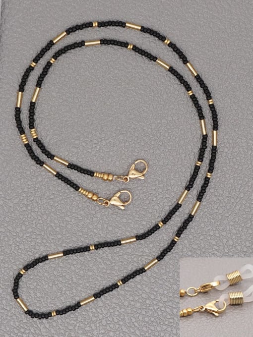 MI N200050A Stainless steel  Miyuki Bead Multi Color Bohemia Hand-woven Necklace