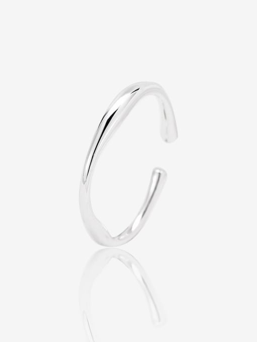 XBOX 925 Sterling Silver Round Minimalist Band Ring 0