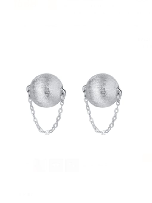 KDP1606 925 Sterling Silver Geometric Vintage Stud Earring