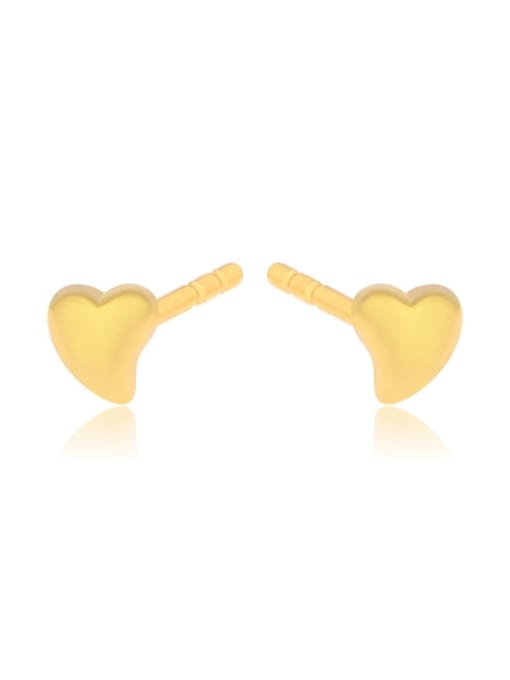 XP Alloy Heart Minimalist Stud Earring 3