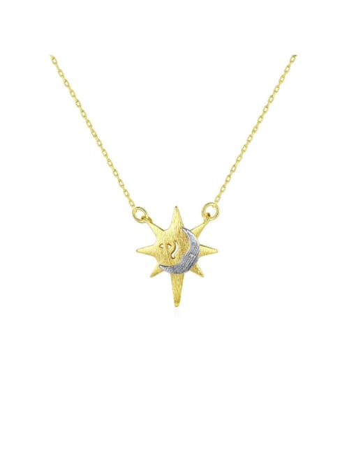 CCUI 925 Sterling Silver Pentagram pendant Necklace