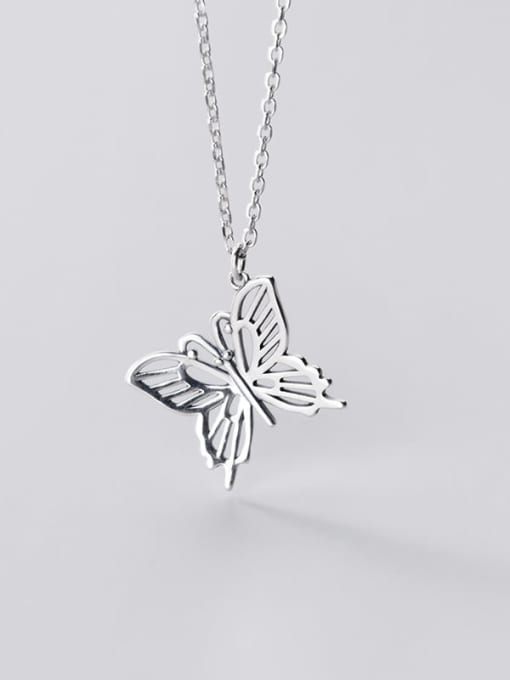 Rosh 925 Sterling Silver Butterfly Vintage Necklace 2