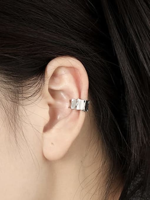 DAKA 925 Sterling Silver Geometric Minimalist Single Earring(Only One) 1