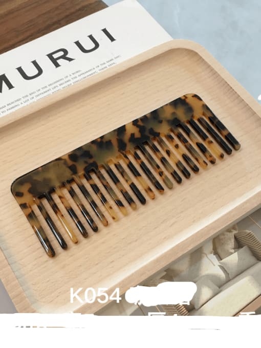K054 tortoiseshell Cellulose Acetate Minimalist Geometric Hair Comb
