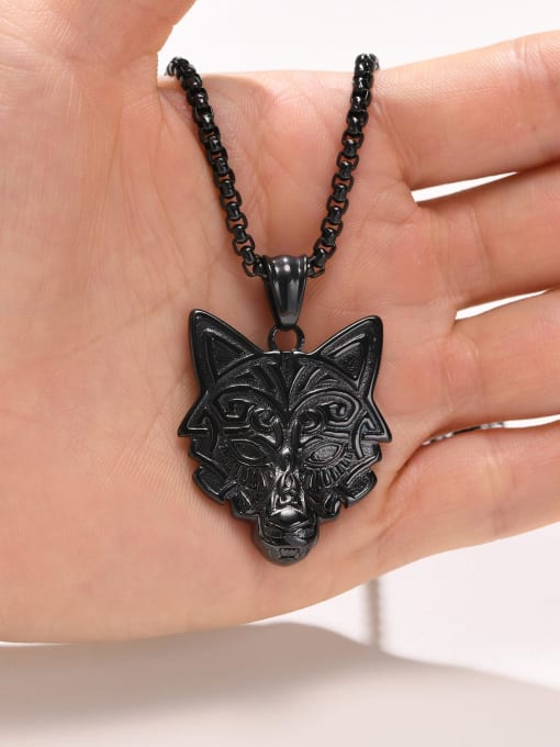 CONG Stainless steel Tiger Hip Hop Necklace 3