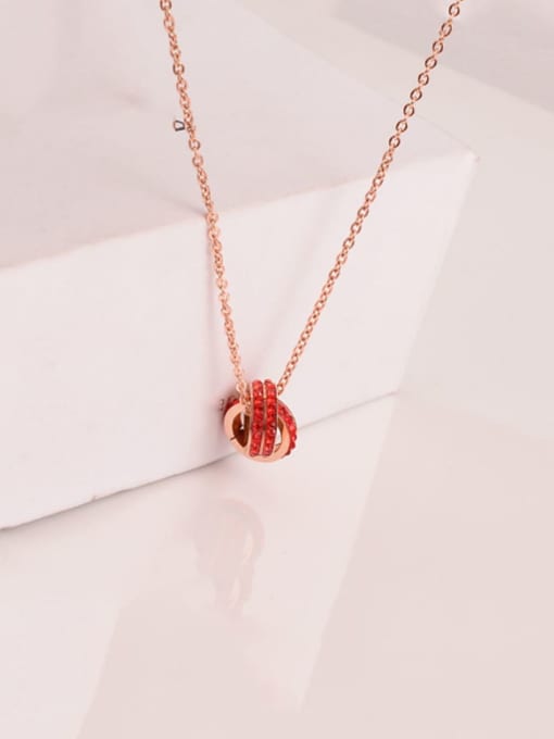 A TEEM Titanium Rhinestone Multi Color Round Minimalist Choker Necklace