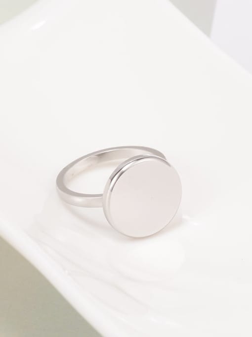 A TEEM Titanium Round Minimalist Midi Ring 1