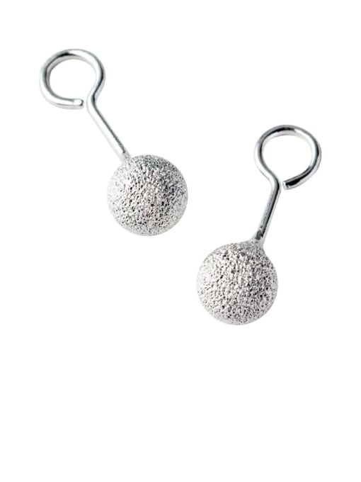 Rosh 925 Sterling Silver  Minimalist Round BallStud Earring 0