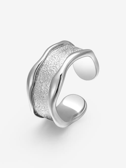 XBOX 925 Sterling Silver Geometric Minimalist Band Ring