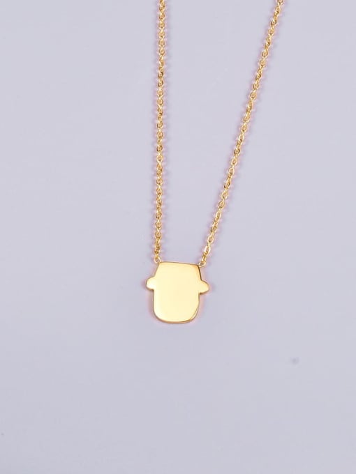 A TEEM Titanium Enamel Irregular Cute pendant Necklace 3