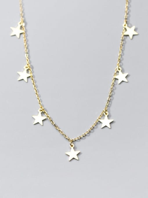 Rosh 925 Sterling Silver Star Minimalist Necklace 0