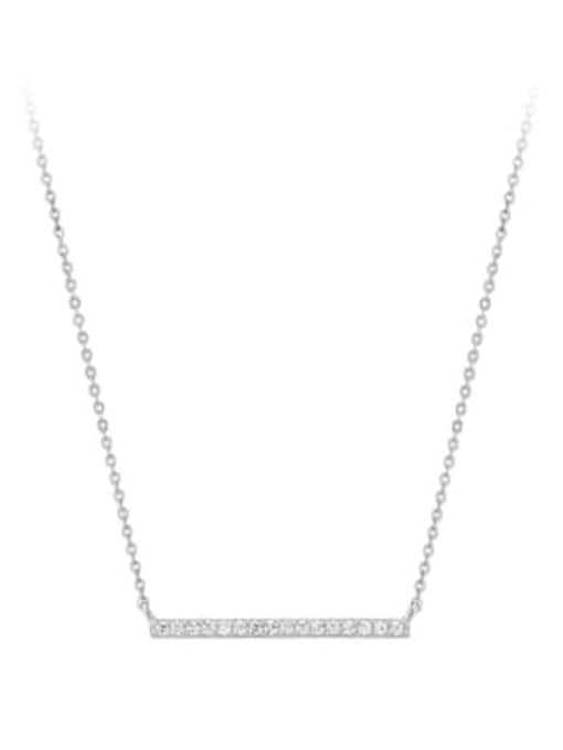 RINNTIN 925 Sterling Silver one row Necklace 0