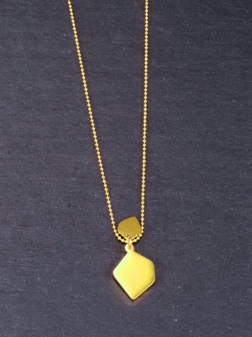 A TEEM Titanium Geometric Minimalist  pendant Necklace 1