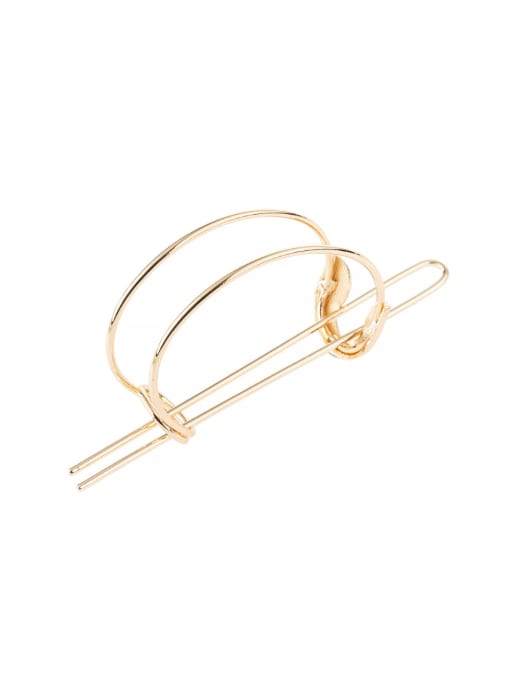 golden Alloy Minimalist Simple metal large pin Hair Stick
