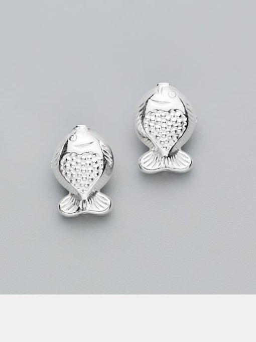 FAN 925 Sterling Silver With Fish Beads DIY Jewelry Accessories 0