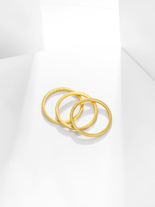 XP Alloy Round Minimalist Band Ring 3