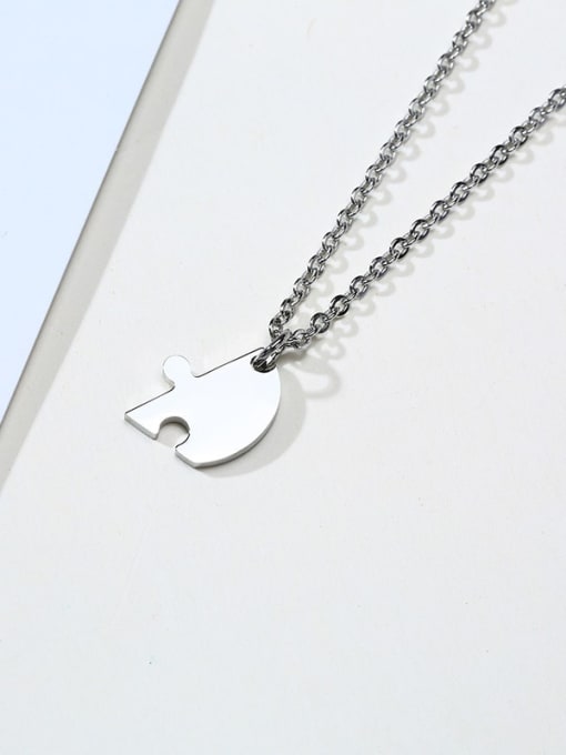 CONG Stainless steel Heart Minimalist Necklace 1