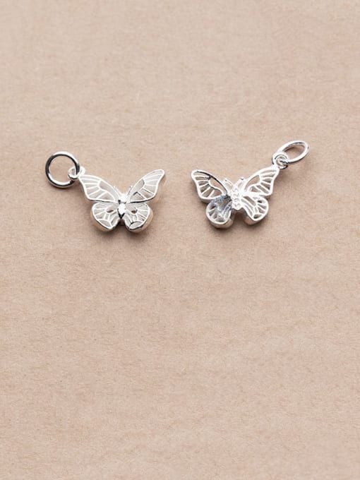 FAN 925 Sterling Silver With Vintage Butterfly Pendant Diy Accessories 0