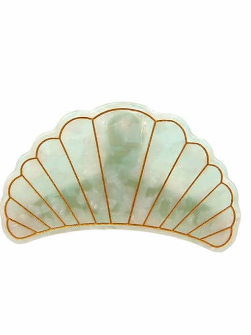 Chimera Cellulose Acetate Minimalist Scallop shell Jaw Hair Claw 0