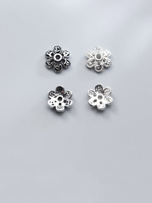 FAN 925 Sterling Silver With Vintage  Bead Caps Diy Jewelry Accessories 0