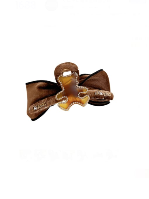 Chimera Alloy Fabric Trend Bowknot  Jaw Hair Claw