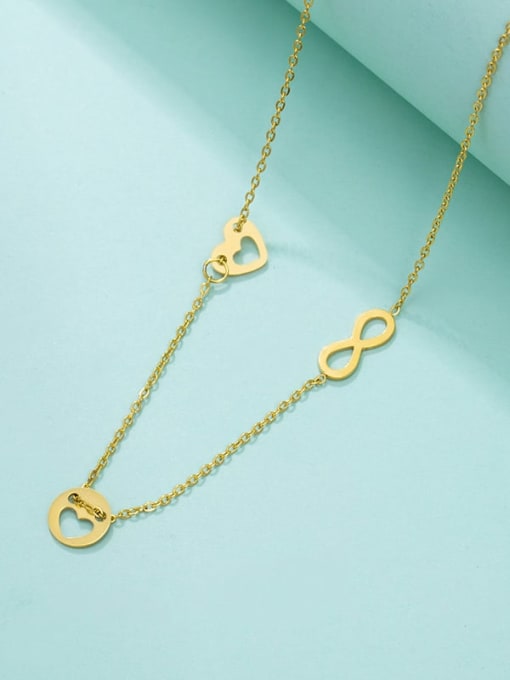 XP Alloy Round Trend Necklace 1