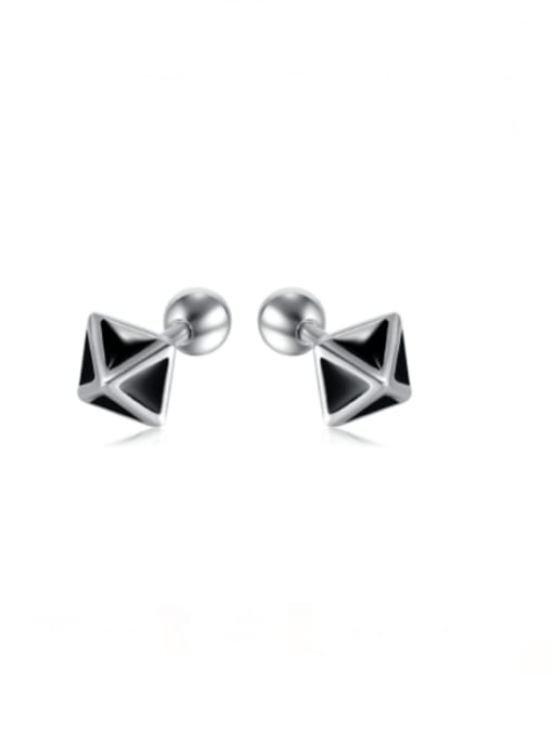 756 Steel Earrings Stainless steel Geometric Minimalist Stud Earring