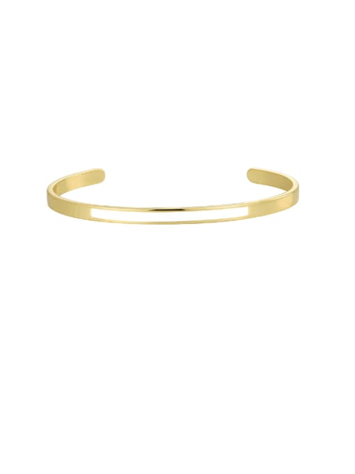 Gold white drop gum bracelet Brass Enamel Geometric Minimalist Cuff Bangle