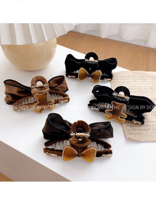 Chimera Alloy Fabric Trend Bowknot  Jaw Hair Claw 1