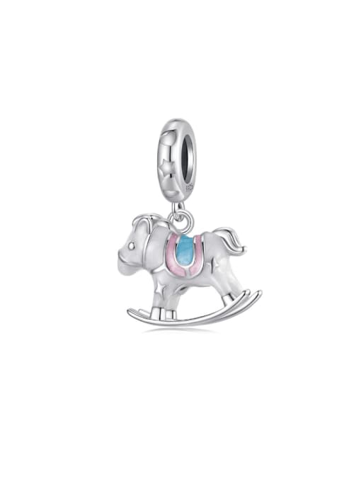 Jare 925 Sterling Silver Classic Horse DIY Pendant 0