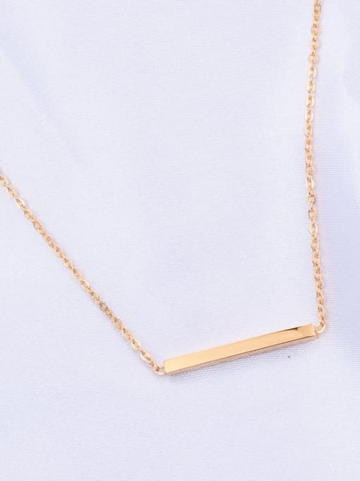 A TEEM Titanium Smooth Geometric Minimalist Choker Necklace