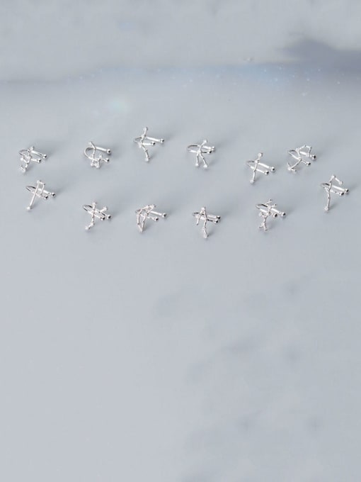 Rosh 925 Sterling Silver Constellation Minimalist Stud Earring