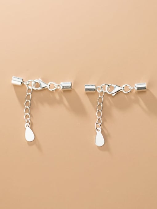 FAN 925 Sterling Silver With Lobster Clasp Extension Chain