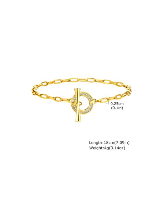 G 4 Stainless steel Shell Flower Minimalist Link Bracelet