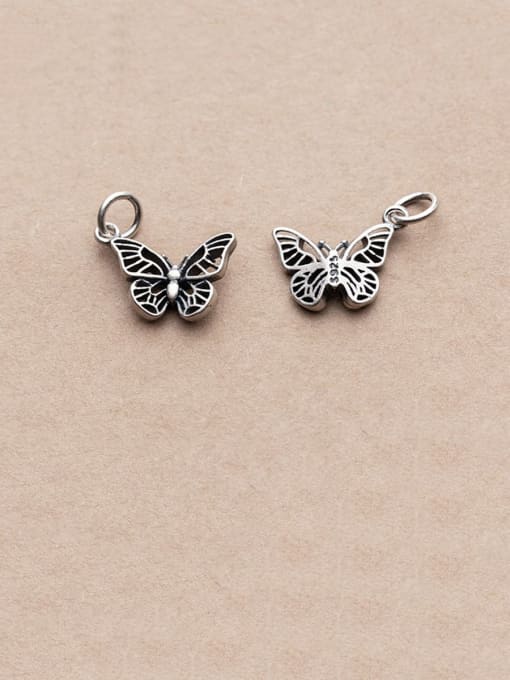 FAN 925 Sterling Silver With Vintage Butterfly Pendant Diy Accessories 2