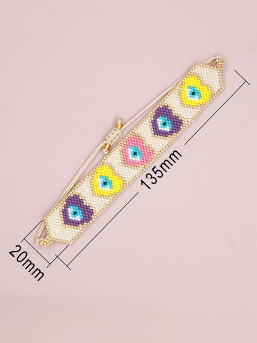 Roxi MGB beads Multi Color Geometric Bohemia Handmade Weave Bracelet 2